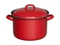 Produktbild: Riess, 0124-020, Fleischtopf mit Deckel 20cm, 3.5L, Classic, COLOR ROT, LBH 27,6 x 21,7 x 18,2cm, Gewicht 1,6kg