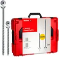 Produktbild: Fischer 558739 L-BOXX 102 Power-Fast II Spanplattenschraube T-Profil Stahl galvanisch verzinkt 1801 Teile