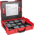 Produktbild: Spanplattenschrauben Pan-Head Set 1801-teilig, mit L-BOXX, verzink,  Bit Set