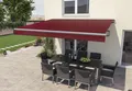 Produktbild: Gelenkarm-Markise Berlin mit Funkmotor bordeaux rot Breite 400 cm Ausfall 250 cm