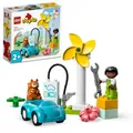 Produktbild: Lego Duplo Town Windkraftanlage & Elektrofahrzeug 10985 Block Spielzeug für K...