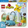 Produktbild: Lego Duplo 10985 Windrad u. Elektroauto ab 2 Jahre E-Auto Fahrzeug Neu OVP