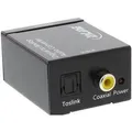 Produktbild: INLINE Audio-Konverter Digital zu Analog, Eingang Toslink oder Cinch, Ausgang 2x Cinch Stereo