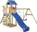Produktbild: Spielturm Wickey MultiFlyer Light mit Schaukel und Rutsche in Blau