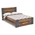Produktbild: FORTE Bett Clif 120 x 200 cm Holzoptik Braun
