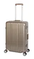 Produktbild: Travelhouse London Polycarbonat-Hartschalen Alu-Rahmen Koffer Trolley Reise Urlaub 67l Gold