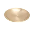Produktbild: NKlaus Kerzenhalter Kerzenteller mit Dorn Ø 16cm Messing Gold Matt Ker