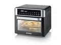 Produktbild: SEVERIN 2-in-1 Toastofen & Heißluftfritteuse, Air Fryer, 25 L, mit LED-Display, Timer & 12 Auto-Programmen, inkl. Backblech, Grillrost, Frittierkorb, 40-220°C, 2.200 W, schwarz-silber, TO 9579