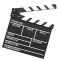 Produktbild: Filmklappe 30 X 27cm Szene Filmklappe Film Requisiten Schwarz Regieklappe Fil...