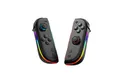 Produktbild: Wigento Für Nintendo Switch Split Controller mit Hall Joysticks RGB Schwarz Switch-Controller (Hall Effect Joysticks, 6-Achsen-Sensor, RGB-Beleuchtung)