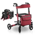 Produktbild: Juskys Aluminium Rollator Vital mit Sitz