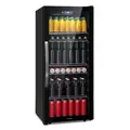Produktbild: Klarstein Beersafe 7XL Kühlschrank 242 Liter 5 Böden Panoramaglastür Edelstahl 10045903