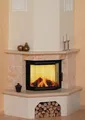 Produktbild: Kaminbausatz Hark Vermont Radiante 800/45 K Marmor Classico-Beige 8 kW