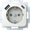 Produktbild: Busch-Jaeger SCHUKO Steckdose 20 EUCB2USBAC-214