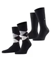 Produktbild: Burlington Socken Everyday Argyle Mix 2-Pack (2-Paar) aus weicher gekämmter Baumwolle