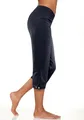 Produktbild: H.I.S Caprihose mit verstellbarem Saum, Loungewear, Gr. 56/58 - N-Gr, marine N-Gr