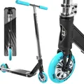 Produktbild: CORE CD1 Stunt-Scooter H=78cm Park Trick Tret Roller 110mm Rollen I ABEC 9 I für Anfänger I Ab 5 Jahren I Chrome/Türkis