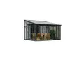Produktbild: Palram - Canopia SanRemo Wintergarten, anthrazit in cm 425x382x310 (LxBxH)