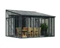 Produktbild: Canopia Wintergarten SanRemo 4x4.35 435 x 380-385 x 285-310 cm (BxTxH)