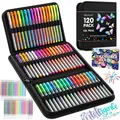 Produktbild: Glitzerstifte Set 120 Stück Glitzer Gelstifte zum Ausmalen für Erwachsene 60