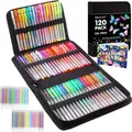 Produktbild: Melifluo Glitzerstifte Set, 120 Stück Glitzer Gelstifte zum Ausmalen für Erwachs