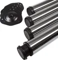Produktbild: 4 Stück Tischbein 76 x 710 mm Chrom