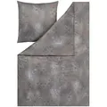 Produktbild: Estella Bettwäsche Atelier, Grau, Textil, Ornament, 155x220 cm, Textiles Vertrauen - Oeko-Tex®, Schlaftextilien, Bettwäsche, Bettwäsche, Satin-Bettwäsche