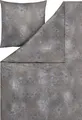 Produktbild: ESTELLA Atelier Mako-Interlock-Jersey Bettwäsche-Garnitur GREGORIO Farbe grau Größe 155x220 + 80x80 cm