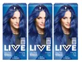 Produktbild: Schwarzkopf Live 3x Hair Dye,  095 Electric Blue