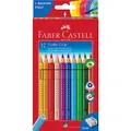 Produktbild: Faber-Castell Farbstift Jumbo GRIP, 12 Farben sortiert im Kartonetui.