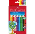 Produktbild: Faber-Castell Buntstift 12 Buntstifte JUMBO GRIP farbsortiert