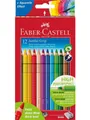 Produktbild: Faber-Castell Buntstift Faber-Castell Buntstifte Jumbo Grip 12er Set mit Spitzer