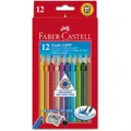 Produktbild: FaberCastell Farbstift Jumbo Grip Kartonetui Buntstift Set Colour Malstifte 12er
