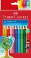Produktbild: Faber-Castell Farbstift Jumbo Grip 12-Stück Kartonetui (110912) NEU