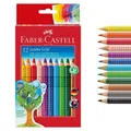 Produktbild: 1 bis 12x FABER-CASTELL Dreikant-Buntstifte Jumbo GRIP, 12er Etui BIS 38% RABATT