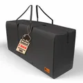 Produktbild: 2 Stück Extra Große Aufbewahrungstasche 100×55×35 cm – Faltbare Tragetasche mit Reißverschluss – Robuste Aufbewahrung für Kleidung, Bettwäsche, Umzug, Camping und mehr 190 l