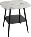 Produktbild: INOSIGN Beistelltisch Alannah, Tischplatte in Marmoroptik