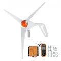 Produktbild: VEVOR 500 W Windkraftanlage, 12 V Windgenerator, 3-Blatt-Windkraftgenerator mit Anemometer, MPPT-Regler und einstellbarer Windrichtung, geeignet für