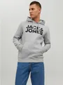 Produktbild: Jack & Jones Kapuzensweatshirt JJECORP Kapuze und Frontprint bedruckt, modisch, regular fit, Baumwollmischung, Rundhals