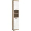 Produktbild: Hochschrank 37 cm x 191 cm x 31 cm Sonoma-Weiß