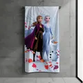 Produktbild: MTOnlinehandel Badetuch, Kinder, 70x140cm, 100% Baumwolle, weiches, saugfähiges Eiskönigin Handtuch, Strandtuch, Anna, ELSA Geschenke für Mädchen