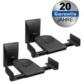 Produktbild: Mywall Hb5l Hb 5l - Lautsprecher-wandhalterung De (neigung+drehung Ohne Werkzeug Einstellbar, 25 Kg), Schwarz, 1 Paar