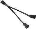 Produktbild: SilverStone CPF01 - Netzsplitter für Lüfter - 4-polig PWM (W) bis 4-polig PWM (M) - 10 cm - Schwarz (SST-CPF01)