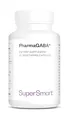 Produktbild: PharmaGABA – Anti-Stress – Hilft Stress und Angst zu reduzieren – Hemmender Neurotransmitter für das Zentrale Nervensystem (ZNS) – Gamma-Aminobuttersäure – Vegan – SuperSmart