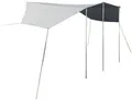 Produktbild: Reimo Tent Technology Sonnenvordach Mauritius L, 4,8x3 Meter mit 2 Aufstellstangen