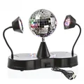 Produktbild: Spiegelkugel LED Schwanenhals Spots Party Disco Discokugel Effekt USB/Batterie