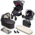 Produktbild: BabyGo Kombi-Kinderwagen Style - 3in1, (Set), inkl. Babyschale mit Adaptern u. Wickeltasche
