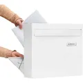 Produktbild: Briefkasten Potsdam 878 W Farbe Weiß