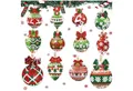 Produktbild: LuxusKollektion Back-Set Diamond Painting Weihnachtsball Schlüsselanhänger Set für Kinder