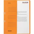 Produktbild: 50 FALKEN Ösenhefter Karton orange DIN A4